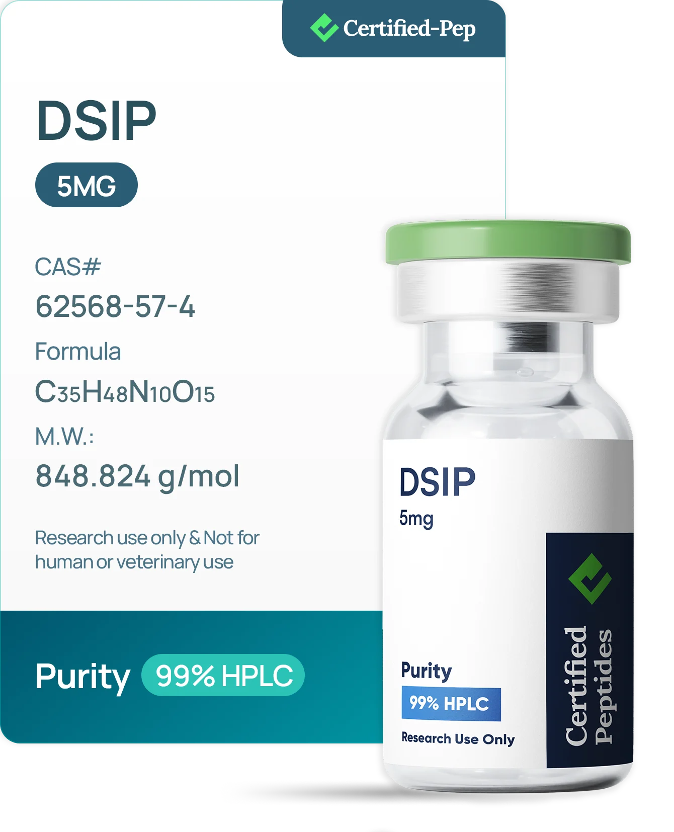 DSIP 5mg product photo