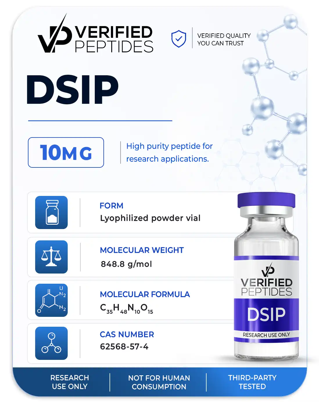 DSIP Peptide 10mg product photo