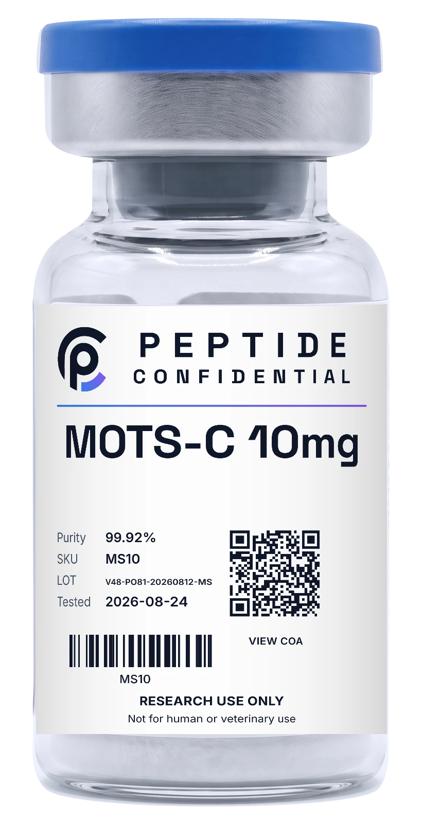 MOTS-c 10 mg at Peptide Confidential