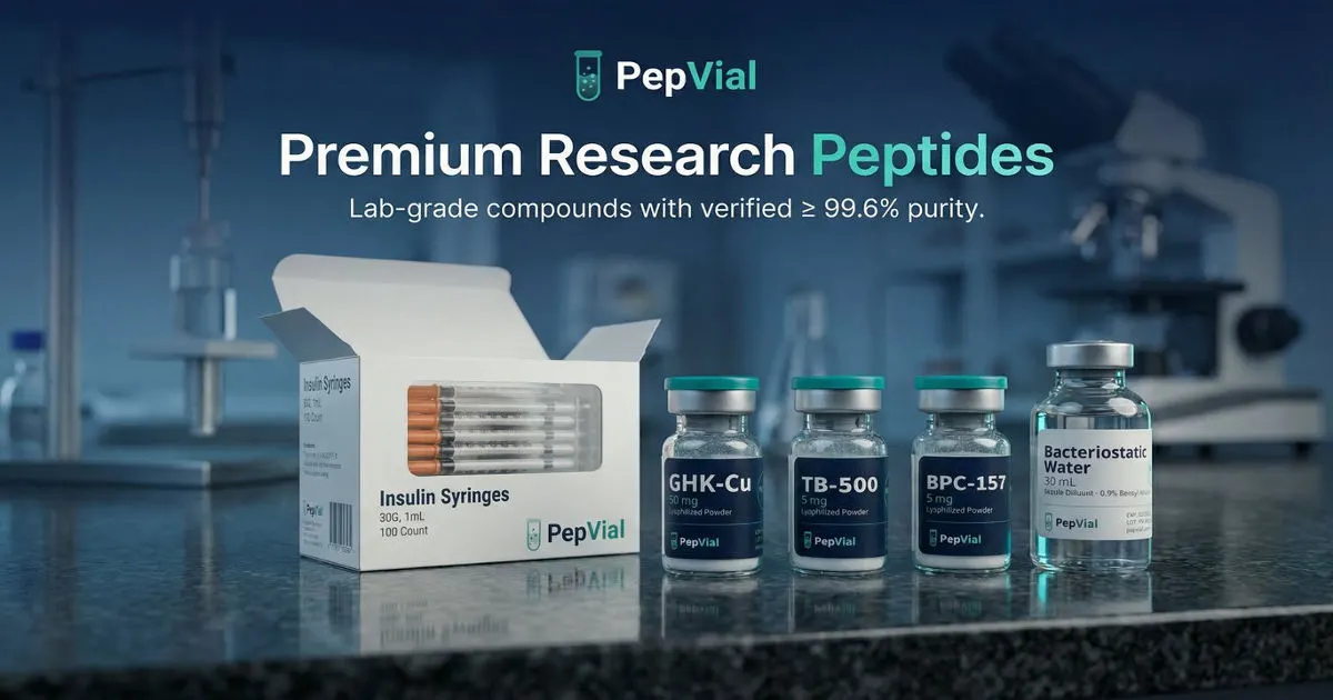 PepVial website banner