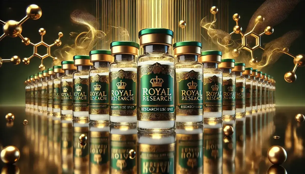 Royal Peptides website banner