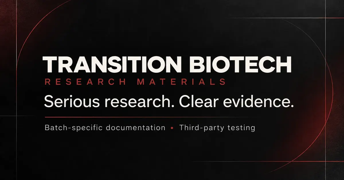 Transition Biotech website banner
