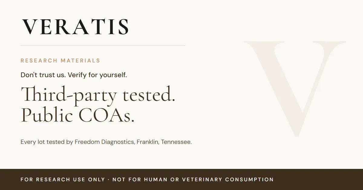 VERATIS website banner